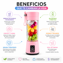 Licuadora Portátil USB Recargable para Smoothies