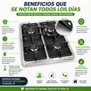 Protector para Estufa de Gas Antiadherente Reutilizable