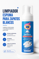 Espuma Limpiadora para Zapatos Blancos Sin Agua 200ml